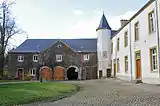Rear side of the courtyard