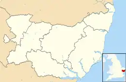 Maps of castles in England by county: L–W is located in Suffolk