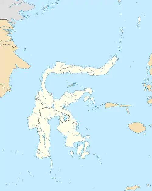Peleng is located in Sulawesi