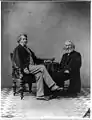 Charles Sumner and Henry Wadsworth Longfellow, 1863