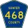 County Road 468 marker
