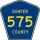 County Road 575 marker