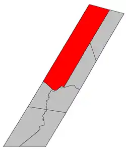 Location within Sunbury County, New Brunswick