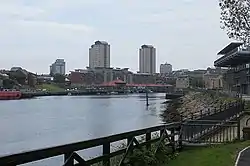 Sunderland, the largest settlement and the administrative centre of the district
