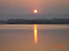 Sunset on the lake