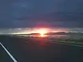 Sunset on the causeway