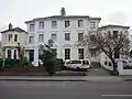Another group of Victorian houses in Claremont Road, Surbiton. They are situated almost opposite Falconhurst.