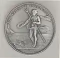Neptune's wreath for a sailboat (reverse)