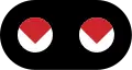 Light signals at opening or swing bridges, ferries, airfields, emergency service stations etc.Flashing reds: Stop.