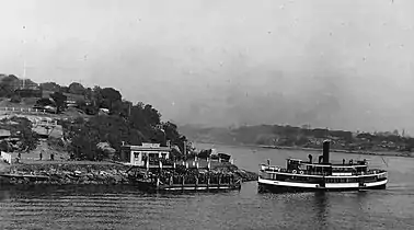 At Garden Island after wheelhouses attached