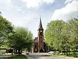 Wolności Square with the Saint Peter and Paul Church