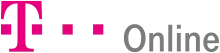 Historical T-Online logo 1995 to 25&nbsp;March 2019