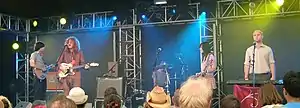 Playing live at the Summer Sundae festival, 2007