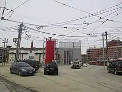 New taller building at Roncesvalles Carhouse to service extra roof-mounted equipment