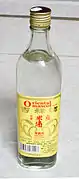 A bottle of Chinese cooking mijiu