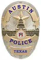 Badge of Austin Police Department