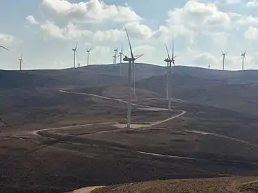 Image 23The Tafila Wind Farm in Jordan, is the first large scale wind farm in the region. (from Wind farm)