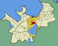 Juhkentali within the district of Kesklinn (Midtown).