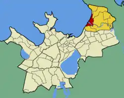Pirita subdistrict within Pirita District.