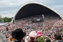 Image 11A moment before the opening of the 25th Estonian Song Festival (2009) at the Tallinn Song Festival grounds. (from Culture of Estonia)
