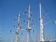 Tarangini on a voyage.