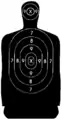 Human silhouette target