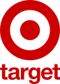A red bullseye with one ring.