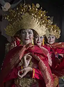 Kebagh dance from Pagar Alam, Indonesia