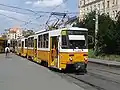 Tatra T5C5K in Széll Kálmán square, Budapest.
