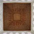 Wooden ceiling of the main hall