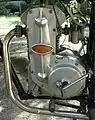 Tehuelche-Legnano- engine with single overhead cam with chain drive distribution