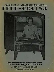Cover of the book "Tele-cocina" by de León.