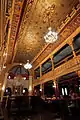 The iconic golden ceiling