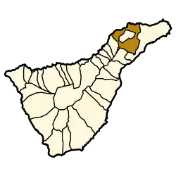 Municipal location in Tenerife