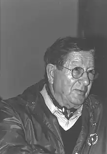 Macero at the first Miles Davis Conference held at Washington University in St. Louis, Missouri on May 11, 1996