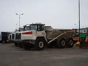 Terex articulated dump trucks