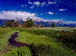 Teton Valley Wyoming near Jackson bordering Idaho