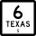 Business&nbsp;State Highway 6-S marker