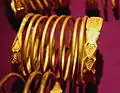 Gold bracelet from Sarmizegetusa Regia – 1st century BC  (NMIR Museum Bucharest)
