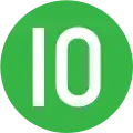 Engineering works speed limit. The driver must not exceed the specified speed until the train passes another sign cancelling the current limit.