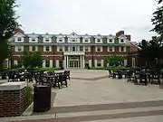 Eickhoff Hall, housing the main campus dining for TCNJ students.