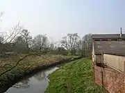 River Foss in Strensall as seen from the Post Office.mw-parser-output .geo-default,.mw-parser-output .geo-dms,.mw-parser-output .geo-dec{display:inline}.mw-parser-output .geo-nondefault,.mw-parser-output .geo-multi-punct{display:none}.mw-parser-output .longitude,.mw-parser-output .latitude{white-space:nowrap}54°02′27″N 1°02′07″W﻿ / ﻿54.040923°N 1.035334°W﻿ / 54.040923; -1.035334