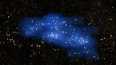 Visualization of the Hyperion proto-supercluster found within COSMOS.