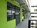 Studio inside art centre