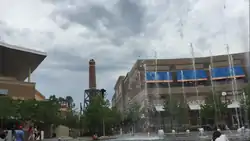 Fountains at Kansas Legends Outlets in the Village West district in Kansas City, Kansas