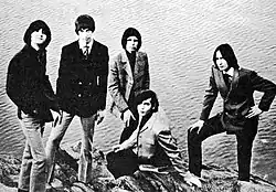 The Left Banke in 1966. L-R: Steve Martin Caro, Michael Brown, George Cameron, Jeff Winfield and Tom Finn