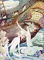 The Little Mermaid's Sisters by Anne Anderson (circa 1910)