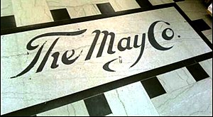 Terrazzo at the entrance of the Downtown Los Angeles flagship