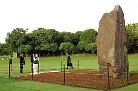 Manmohan Singh at Shakti Sthal, 15 August 2007
