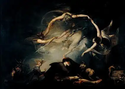 The Shepherd’s Dream, from "Paradise Lost", Henry Fuseli (1793)